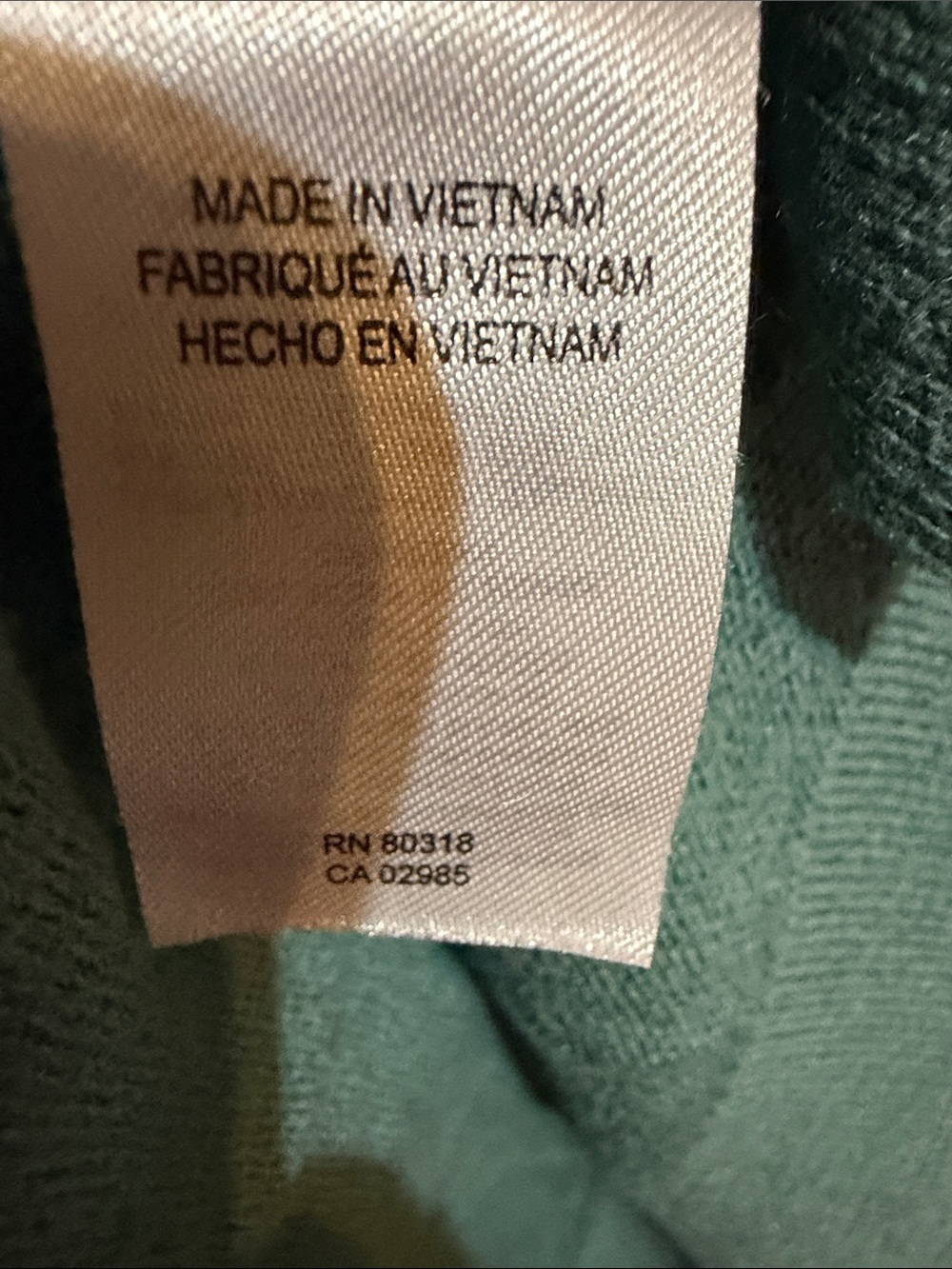 Lucky Brand Teal Green V-Neck Sweater Size Medium lightweight - Picture 3 of 5